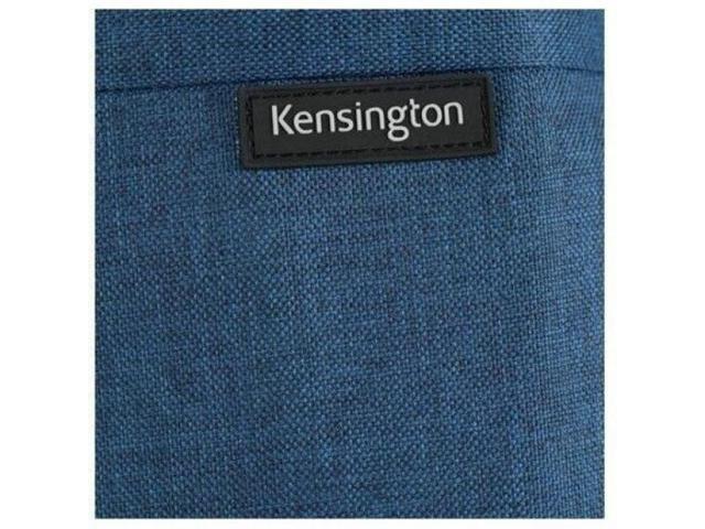 Kensington Simply Portable Lite Carrying Case (Backpack) for 16' - Navy Blue - Water Resistant, Strain Resistant - Polyester, Mesh Fabric Body -...