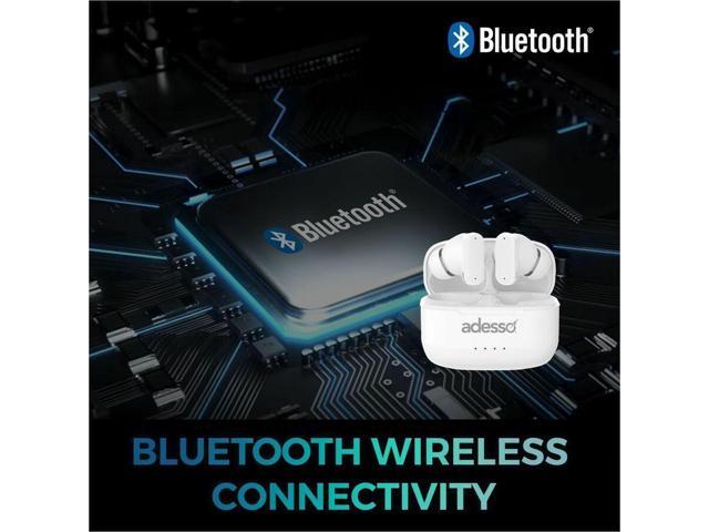 Adesso Xtream T2 Bluetooth Wireless Earbuds with ANC and Built-in Microphone - Stereo - True Wireless - Bluetooth - 32.8 ft - 20 Hz to 20 kHz -...