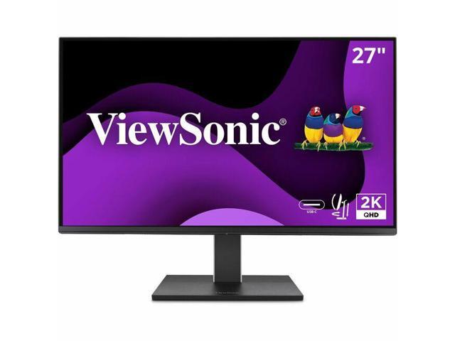 ViewSonic - VG2752-2K 27 IPD QHD Ergonomic Monitor (USB HUB, HDMI, DisplayPort) - Black - image 9