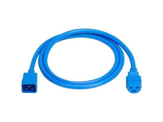 Eaton Tripp Lite Series Power Cord, C20 to C21 - Heavy-Duty, 20A, 250V, 12 AWG, 6 ft. (1.8 m), Blue - For Network Switch, PDU, UPS, Switch, Server,...