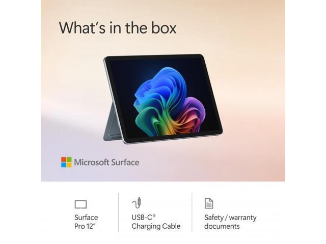 Microsoft - Surface Pro - Copilot+ PC - 12" Touchscreen - Snapdragon X Plus - 16GB Memory - 512GB UFS - Device Only - Ocean - image 3