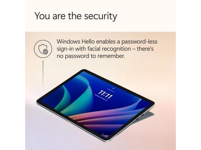 Microsoft - Surface Pro - Copilot+ PC - 12" Touchscreen - Snapdragon X Plus - 16GB Memory - 512GB UFS - Device Only - Ocean - image 7