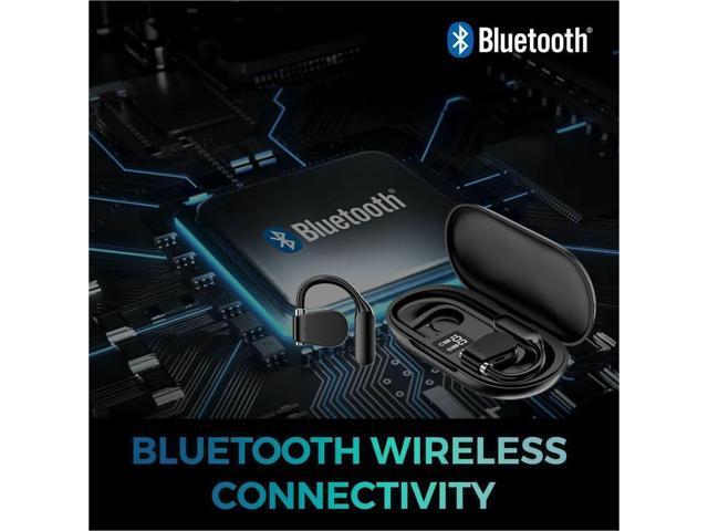 Adesso Xtream T4 Wireless Headphones Open-Ear Bluetooth Earbuds with Charging Case XTREAMT4