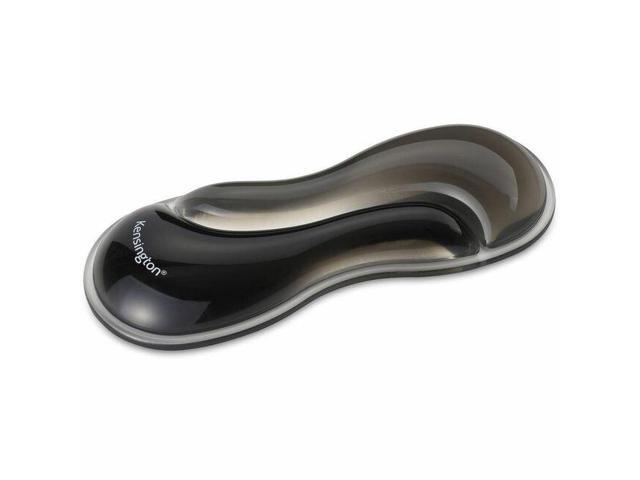 Kensington Slim Duo Gel Mouse/Trackball Wrist Rest - 0.87' x 7.56' x 2.83' Dimension - Gray, Black - Gel - Strain Resistant - Mouse - Retail - 1