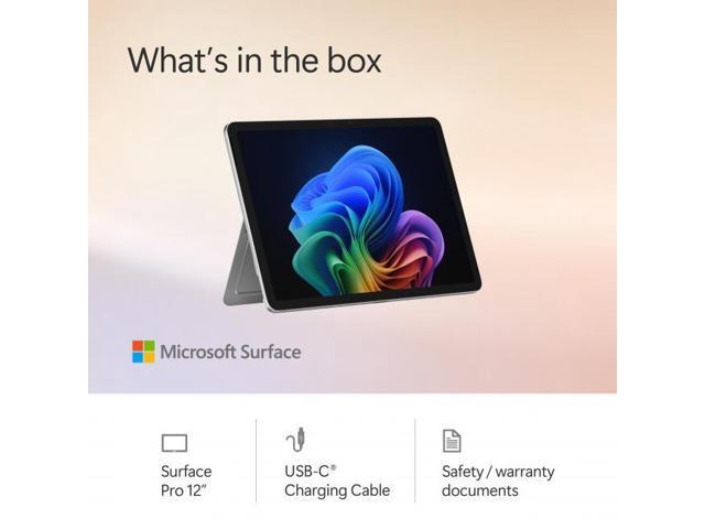 Microsoft - Surface Pro - Copilot+ PC - 12" Touchscreen - Snapdragon X Plus - 16GB Memory - 512GB UFS - Device Only - Platinum - image 3