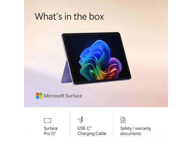 Microsoft - Surface Pro - Copilot+ PC - 12" Touchscreen - Snapdragon X Plus - 16GB Memory - 512GB UFS - Device Only - Violet - image 3