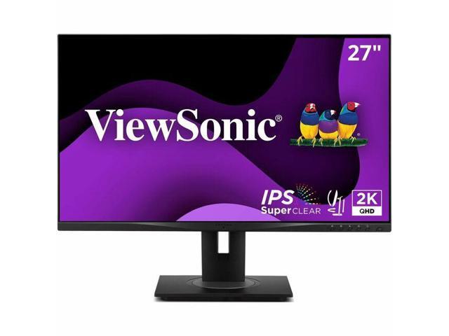 ViewSonic - VG2748A-2K 27 IPS QHD Ergonomic Ambient Light Sensor Monitor (USB HUB, DP, HDMI, VGA) - Black - image 8
