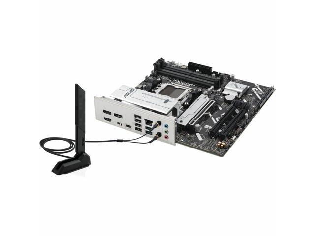 ASUS PRIME B840M-A WIFI-CSM AMD AM5 B840 mATX motherboard, Advanced AI Ready, DDR5, PCIe 4.0 Ready, three M.2 slots, Wi-Fi 6E, 2.5Gb LAN,...