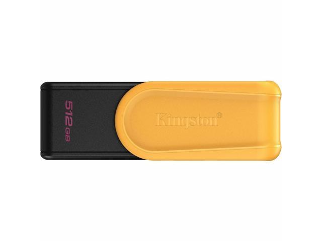 Kingston DataTraveler Exodia S USB Flash Drive - 512 GB - USB 3.2 (Gen 1) - Black, Yellow - 5 Year Warranty