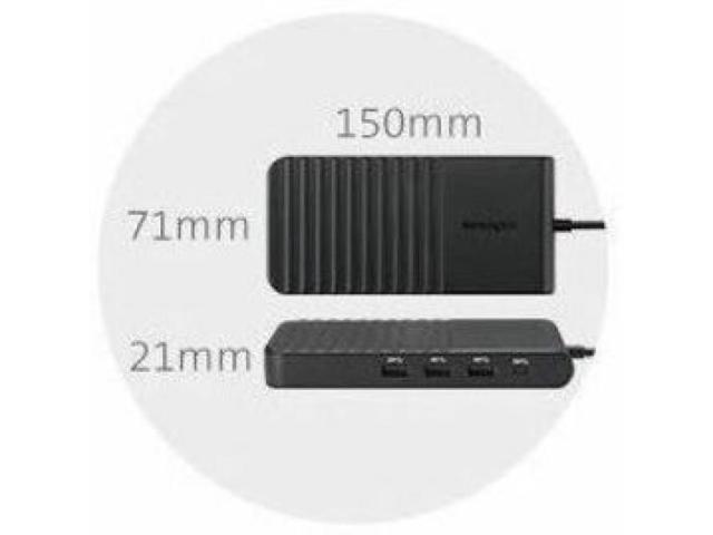 Kensington UH1510P USB C Hub 11-in-1 Triple Display with 2 HDMI 1 DP++, 85W Power Charging, Ethernet, SD/MicroSD Card Slots, 3xUSB-A, 2xUSB-C, USB...