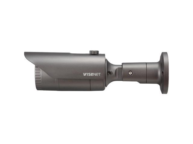 Wisenet QNO-7012R 4 Megapixel Outdoor Network Camera - Color - Bullet - Dark Gray - 65.62 ft Infrared Night Vision - H.265, H.264, H.265M, H.264M,...