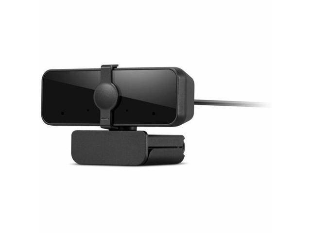 Lenovo Essential Webcam - 30 fps - Black - USB 2.0 Type A - Full HD - 1920 x 1080 Video - 85° Angle - Tripod Mount - Microphone - Windows 10,...