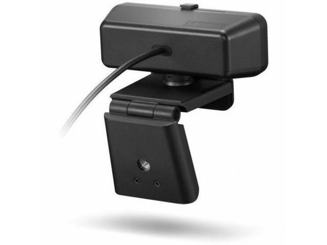 Lenovo Essential Webcam - 30 fps - Black - USB 2.0 Type A - Full HD - 1920 x 1080 Video - 85° Angle - Tripod Mount - Microphone - Windows 10,...
