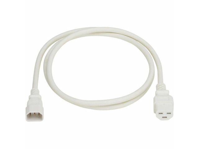 Eaton Tripp Lite Series Power Cord, C14 to C21 - Heavy-Duty, 15A, 250V, 14 AWG, 5 ft. (1.5 m), White - For Computer, Server, UPS, PDU, Switch,...