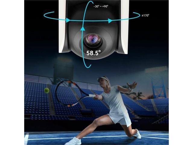 ROCWARE Rc20 Video Conferencing Camera - 2.1 Megapixel - USB 2.0 Type B - Full HD - 1920 x 1080 Video - CMOS Sensor - Wall, Ceiling Mount - 16x...