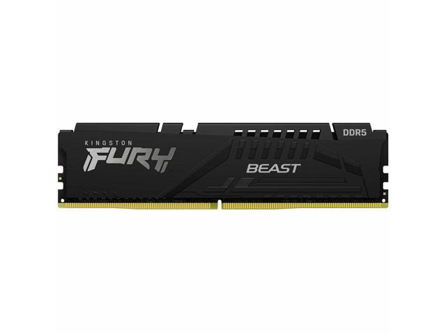 Kingston FURY Beast RAM Module - For Motherboard - 64 GB (2 x 32GB) - DDR5-5600/PC5-44800 DDR5 SDRAM - 5600 MHz Single-rank Memory - CL40 - 1.25 V...