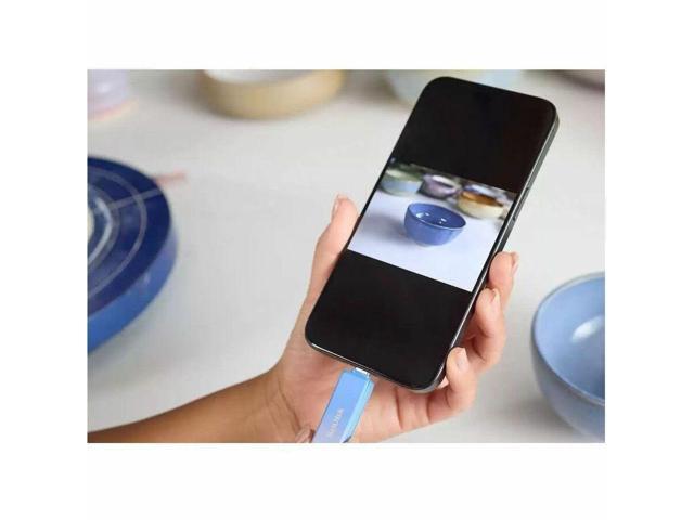 SanDisk - Creator Phone Drive 256GB USB Type C and Lightning connectors - Blue - image 4
