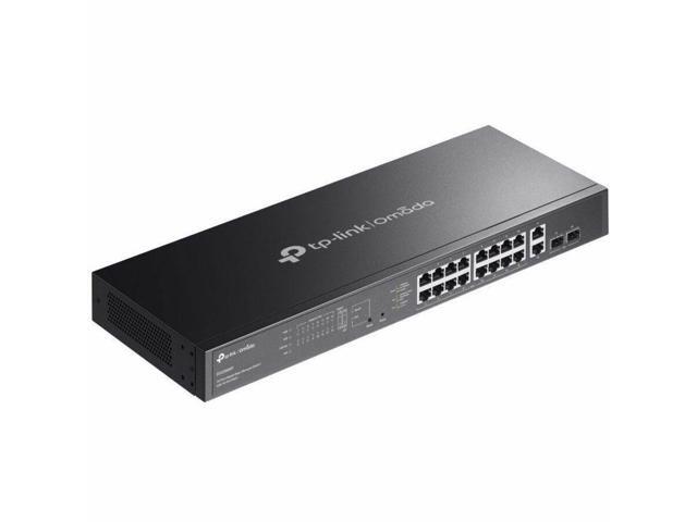 TP-Link Omada 20-Port Gigabit Easy Managed Switch with 16-Port PoE+ - 18 Ports - Manageable - Gigabit Ethernet - 10/100/1000Base-T, 1000Base-X - 2...
