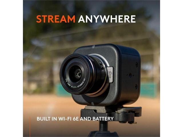 Logitech Mevo Core Wireless Live Streaming Camera, 4K Video Camera With Interchangeable Lens, Multicam Ready, Intuitive App Control - 4K - 3840 x...