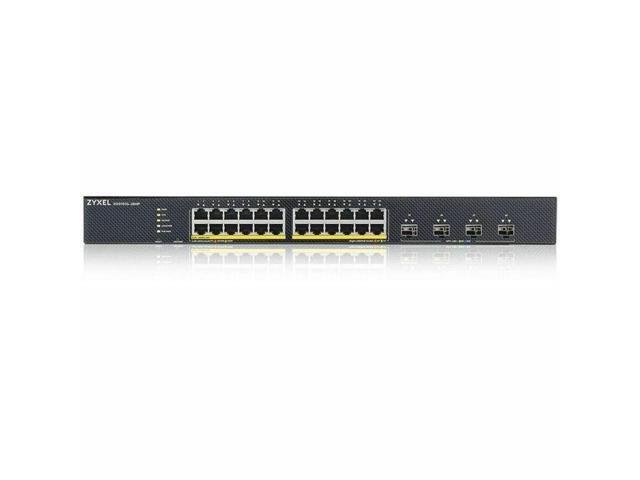 ZYXEL 24-port GbE PoE Lite-L3 Smart Managed Switch with 4 10G Uplink - 24 Ports - Manageable - Gigabit Ethernet, 10 Gigabit Ethernet -...