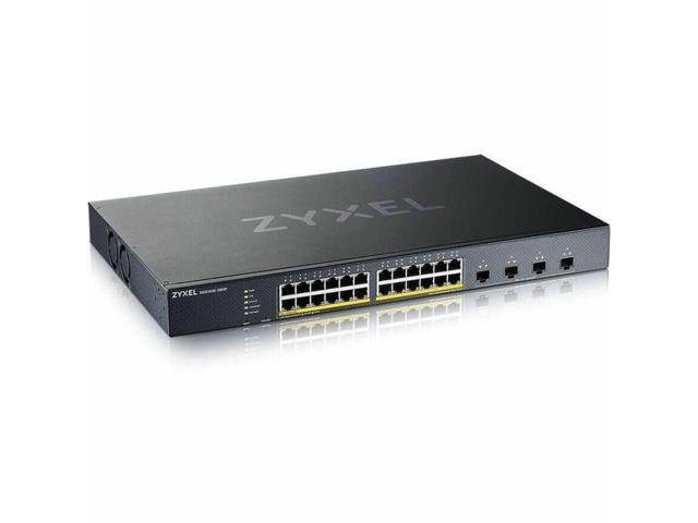ZYXEL 24-port GbE PoE Lite-L3 Smart Managed Switch with 4 10G Uplink - 24 Ports - Manageable - Gigabit Ethernet, 10 Gigabit Ethernet -...