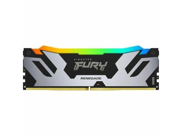 Kingston FURY Renegade RAM Module - 48 GB (2 x 24GB) - RGB - DDR5-8000/PC5-64000 DDR5 SDRAM - 8000 MHz Single-rank Memory - CL38 - 1.40 V - On-die.