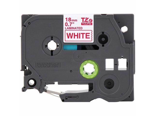 Brother P-touch TZe Laminated Label Tape - - DiameterTape - White - Laminated - Easy to Read, Temperature Resistant, Customizable, Long Lasting,...