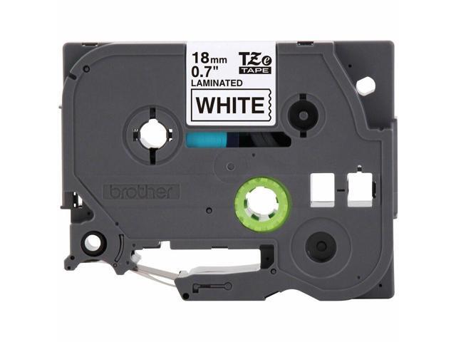 Brother P-touch TZe Laminated Label Tape - - DiameterTape - White - Laminated - Easy to Read, Temperature Resistant, Customizable, Long Lasting,...