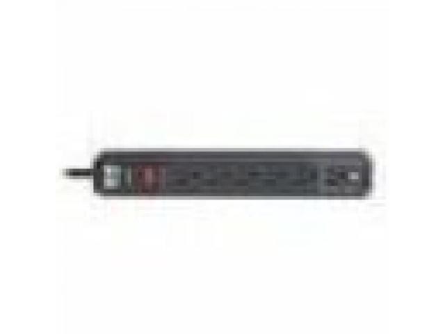 Eaton Tripp Lite Series Protect It! 6-Outlet Surge Protector - 5-15R Outlets, 600 Joules, 3 ft. (0.9 m) Cord, Black - Black - NEMA 5-15P - 6 x NEMA...