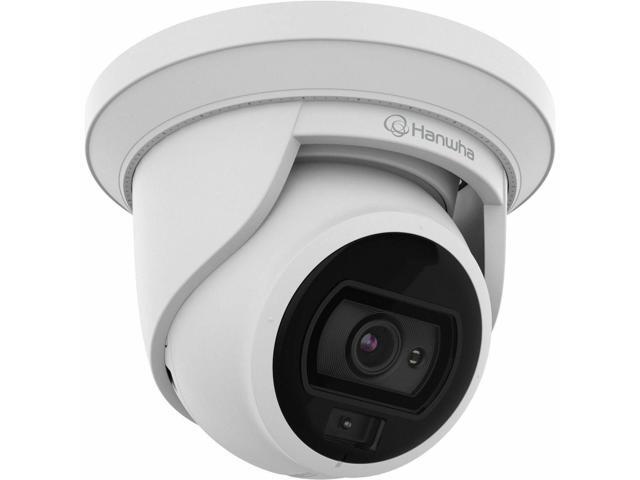 Wisenet 4 Megapixel Network Camera - Color - Turret - White - H.265, H.264, MJPEG - 3 mm Fixed Lens - 30 fps - IP66