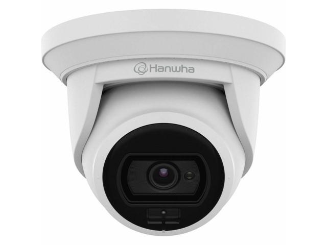 Wisenet 4 Megapixel Network Camera - Color - Turret - White - H.265, H.264, MJPEG - 3 mm Fixed Lens - 30 fps - IP66