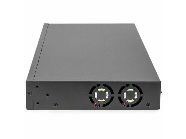 Rocstor SolidConnect SCM28 24-Port PoE+ Gigabit L2 Managed Ethernet Switch - 360W Power Budget - 30W Per Port - 2 Layer Supported -...