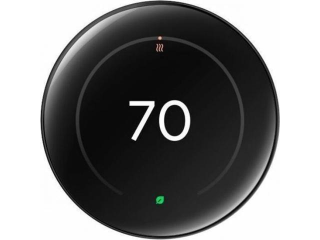 Google - Nest Learning Thermostat (4th gen) with Nest Temperature Sensor (2nd gen) - Polished Obsidian - image 11