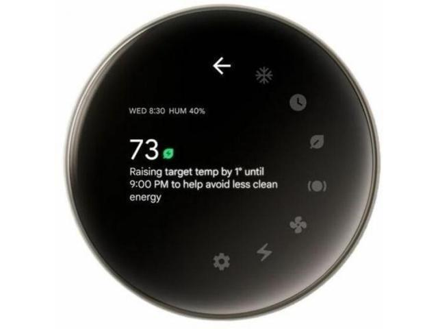 Google - Nest Learning Thermostat (4th gen) with Nest Temperature Sensor (2nd gen) - Polished Obsidian - image 12