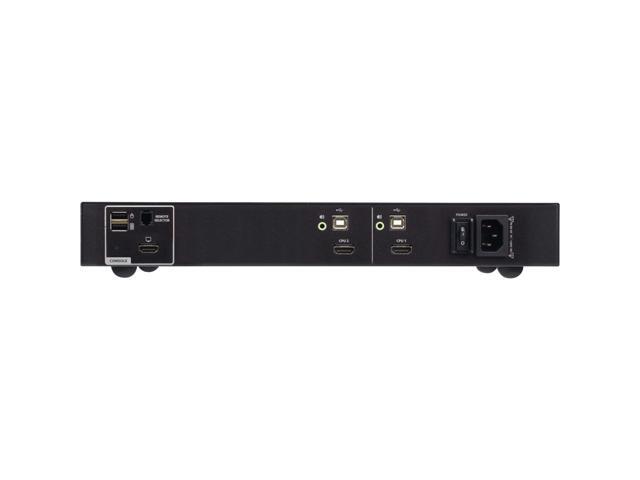 ATEN CS1148DP4C 8-Port USB DisplayPort Dual Display Secure KVM Switch with CAC
