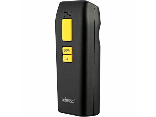 Adesso Bluetooth & 2.4Ghz Wireless Antimicrobial & Waterproof 2D Barcode Scanner - Cable/Wireless Connectivity - 300 scan/s - 20' Scan Distance -...