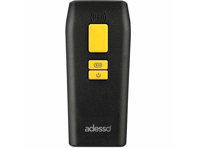 Adesso Bluetooth & 2.4Ghz Wireless Antimicrobial & Waterproof 2D Barcode Scanner - Cable/Wireless Connectivity - 300 scan/s - 20' Scan Distance -...