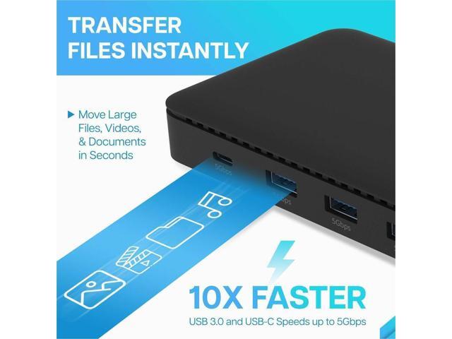 VisionTek VT4600DL 14-in-1 Dual 4K Docking Station with 100W PD - image 7