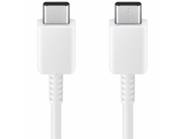 Samsung - 25W 6' USB Type C-to-USB Type C Device Cable - White - image 4
