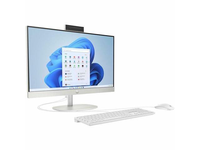 HP - 23.8 inch All-in-One Desktop PC 24-cr0410 AMD Athlon Silver 7120U 8GB RAM 256GB SSD Win 11 Home - Shell White - image 7