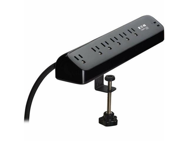 Eaton Tripp Lite Series Protect It! 6-Outlet Surge Protector with 2 USB-C Ports - 5-15R Outlets, 900 Joules, 30W PD Charging, Desk Clamp, 10 ft. (3...