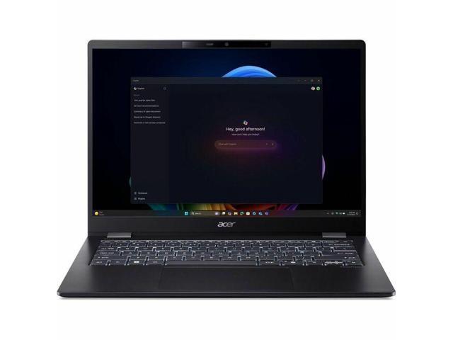 Acer - TravelMate P6 14 AI P614-54 14" IPS LCD 2880 x 1800 (WQXGA+) Laptop - Intel Core Ultra 7 with 16GB Memory - 1 TB SSD - Black - image 3