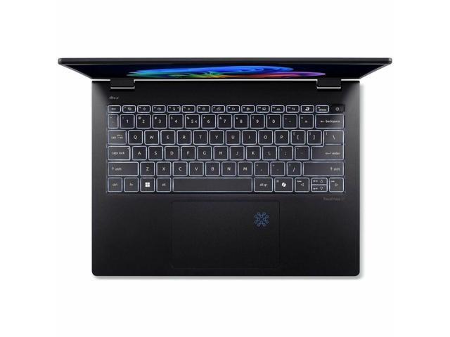 Acer - TravelMate P6 14 AI P614-54 14" IPS LCD 2880 x 1800 (WQXGA+) Laptop - Intel Core Ultra 7 with 16GB Memory - 1 TB SSD - Black - image 7