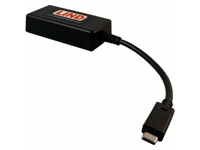 Lind Electronics Charging Cable - For Notebook, Tablet, Power Adapter, Computer - 4' Cord Length - Bondi / USB Type C