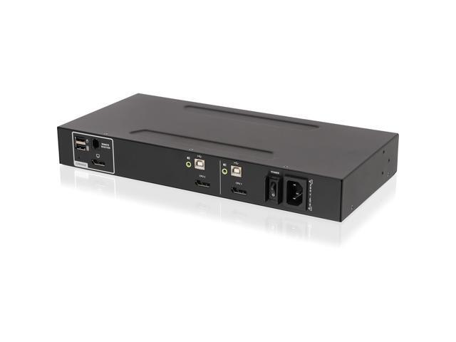 IOGEAR 2-Port Single View DisplayPort Secure KVM Switch w/Audio - TAA Compliance (GCS1412TAA4)