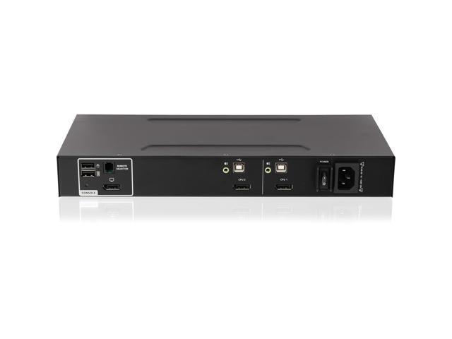IOGEAR 2-Port Single View DisplayPort Secure KVM Switch w/Audio - TAA Compliance (GCS1412TAA4)