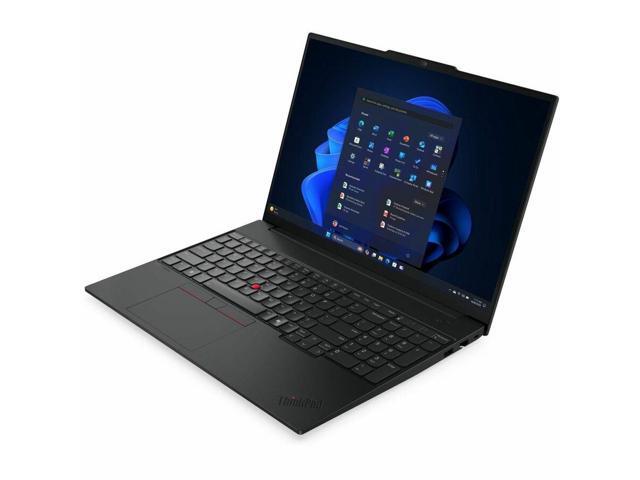 Lenovo ThinkPad E16 Gen 3 21SR0035US 16' Notebook - Intel Core Ultra 5 225U - 16 GB - 256 GB SSD - Windows 11 Pro - Webcam - IEEE 802.11ax Wireless...