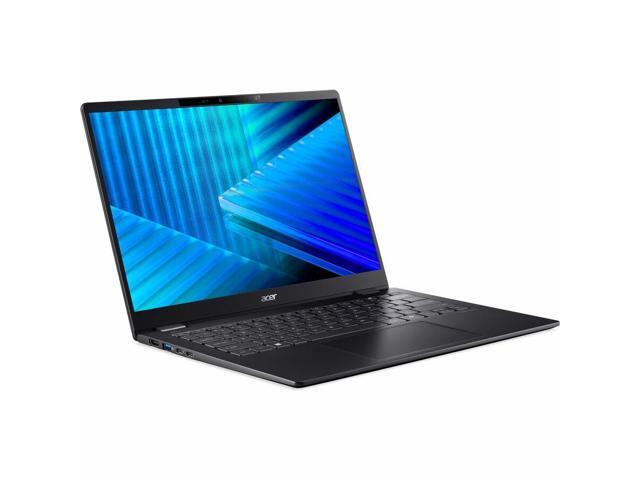Acer - TravelMate P6 14 AI P614-54 14" IPS LCD 2880 x 1800 (WQXGA+) Laptop - Intel Core Ultra 7 with 32GB Memory - 1 TB SSD - Black - image 4