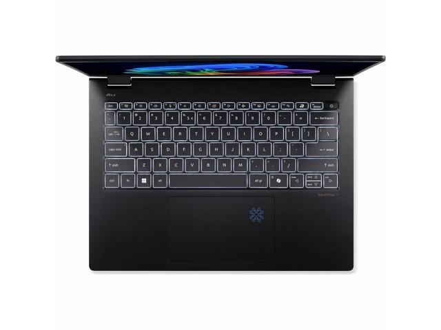 Acer - TravelMate P6 14 AI P614-54 14" IPS LCD 2880 x 1800 (WQXGA+) Laptop - Intel Core Ultra 7 with 32GB Memory - 1 TB SSD - Black - image 8
