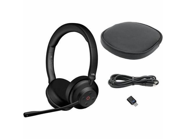 Cyber Acoustics Professional Wireless Headset With AI Noise Cancelation - Stereo - Wireless - Bluetooth - Over-the-head - Binaural - Noise Canceling